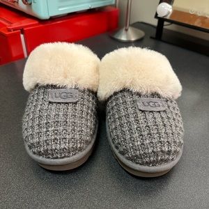Ugg Cozy Knit Slippers - Charcoal